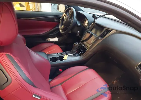 2021 Infiniti Q60 Red Sport 400 Awd from USA, damaged, VIN JN1FV7LL8MM560389